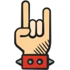 Rock 🤟 @freetopsticker emoji
