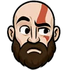 Кратос by @TPEmoji emoji