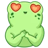 @MasterLamaArt Frog emoji