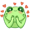 @MasterLamaArt Frog emoji