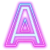 Neon ABC ➤ @emoji_room emoji