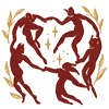 @ecosynapse_emoji — Red and Gold emoji