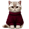 glossy burgundy @cute_enot_art emoji