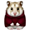 glossy burgundy @cute_enot_art emoji