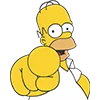 The Simpsons @freetopsticker emoji
