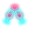 neon @cute_enot_art emoji