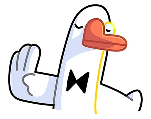 Гусь - за мат кусь без надписей!