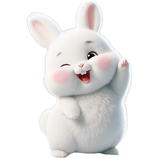 Пушистый кролик