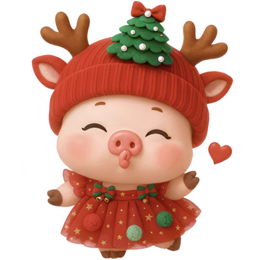 Новогодняя свинка