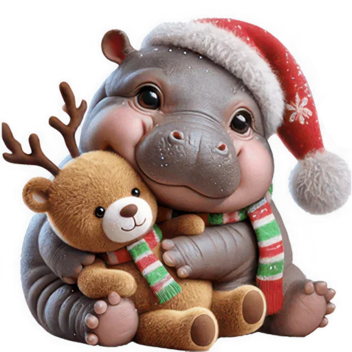 Новогодний Бегемотик 2026