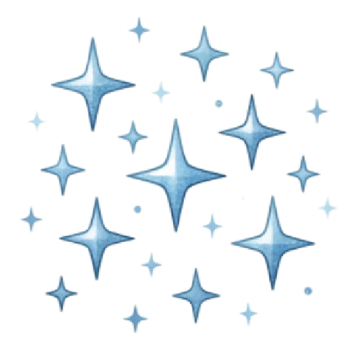 синий новогодний