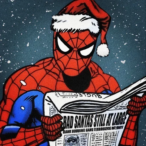 Новогодний Человек Паук