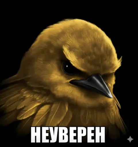 Не уверен.🐦