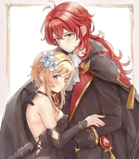 Diluc x Lumin by @aminira