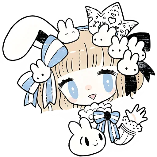 Принцесса и кролик @Nyasticks2