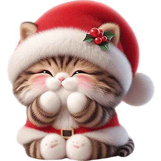 Новогодний котик @Nyasticks