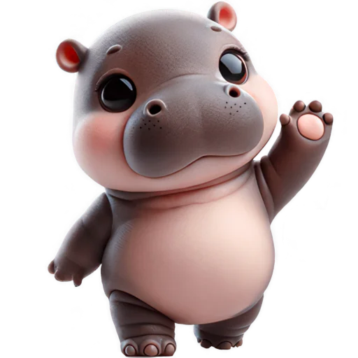 Парный бегемотик 2 @Nyasticks2