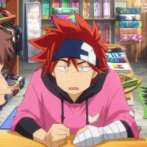 Скейт бесконечность @anime_sticks