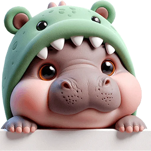 Бегемотики Дино @Nyasticks