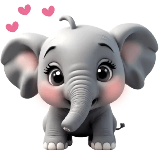 Милый слонёнок @Nyasticks