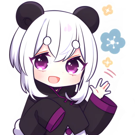 Девочка панда @Nyasticks