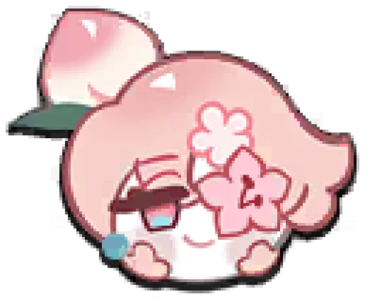 Peach Blossom Cookie • @run_cookie_run