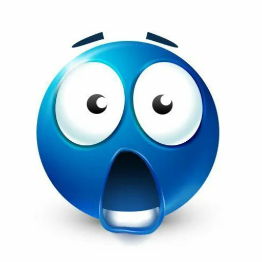 blue emoji @berensaatkahelp