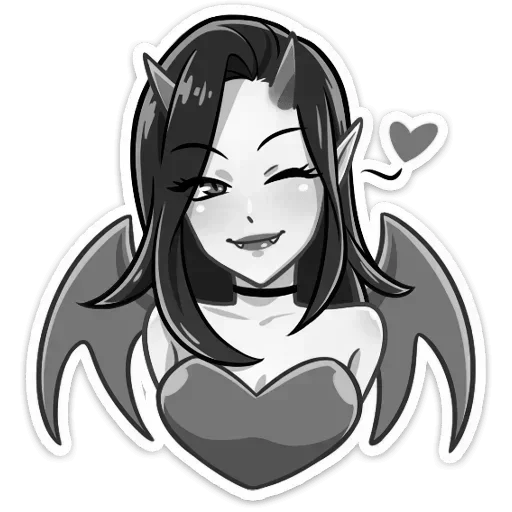 Дьяволица @kungrl @stickers_vk