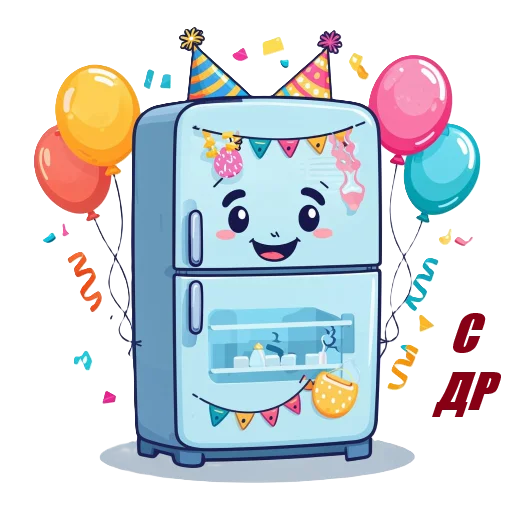 fridge Gang @stickerock Холодильник