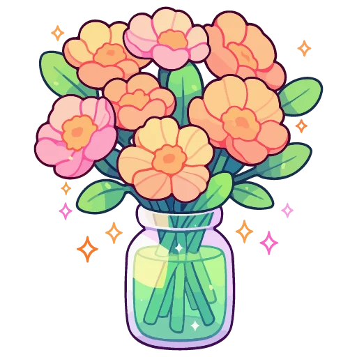 | цветы 🌸|: @cute_enot_art  © |