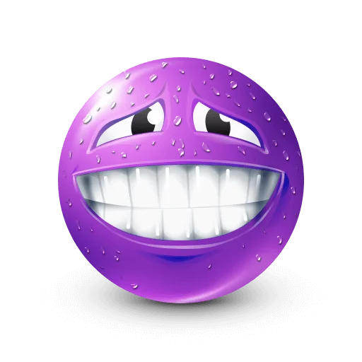 Purple Emoji @TgSticker