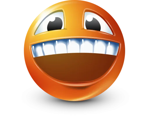 Orange Face Emoji @TgSticker @MoiStikiBot