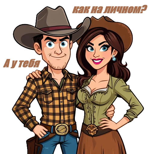 Cowboy @stickerock Ковбои