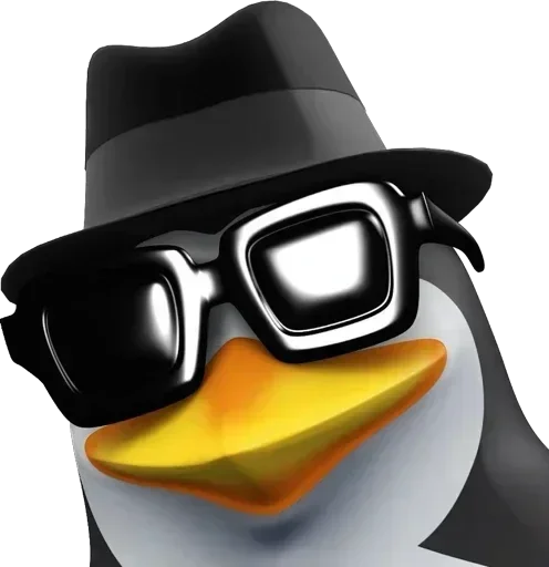 Пингвин мем @sticersgerip