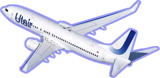 Stickers from Utair's fan