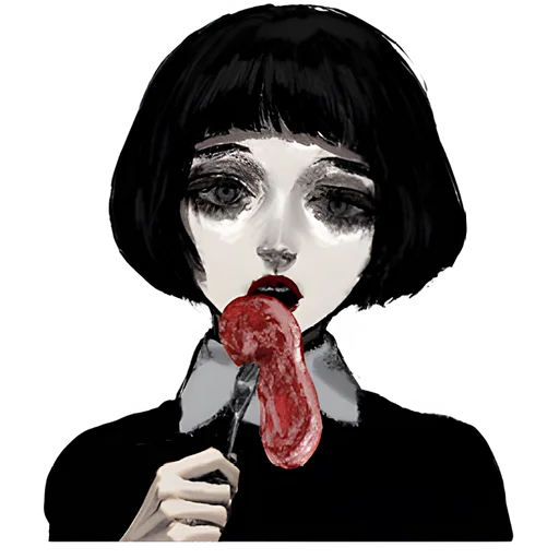 Грустная девочка