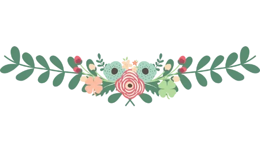 Separator Flower Thin