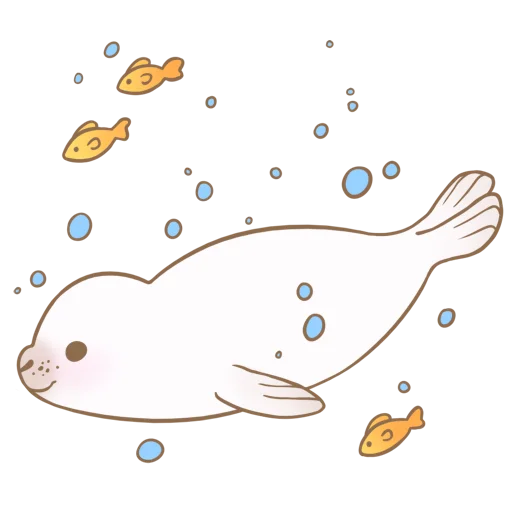 Little white seal