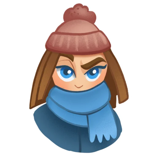 Зимняя девочка