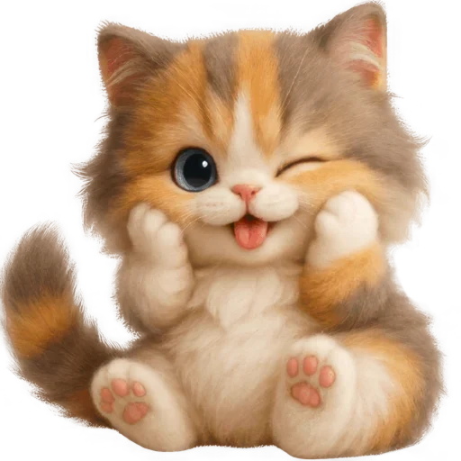 Трёхцветный котик