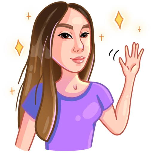 Стикерпак художницы