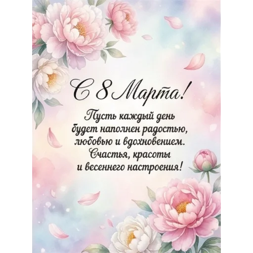 Открытки на 8 марта от