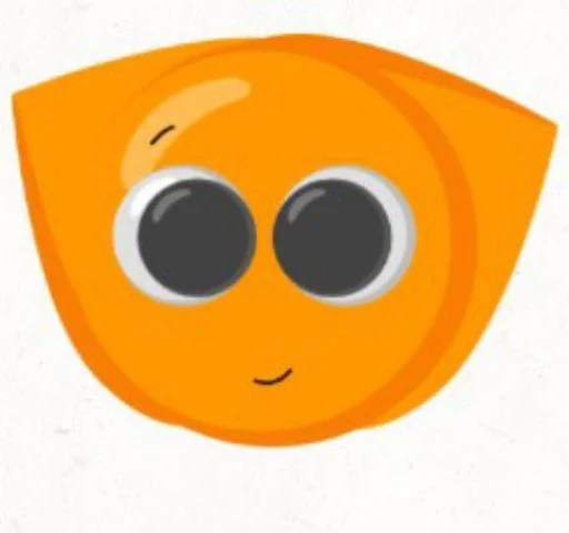 Эмодзи кот оранжевый