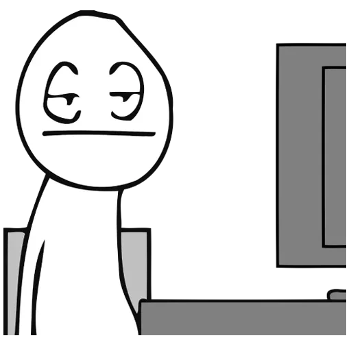 Guy Behind The Desk стикер