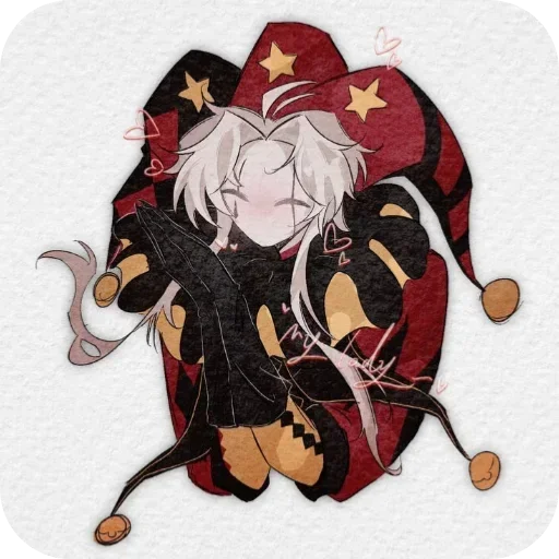 Pierrot<3<3<3🤤😘 стикер