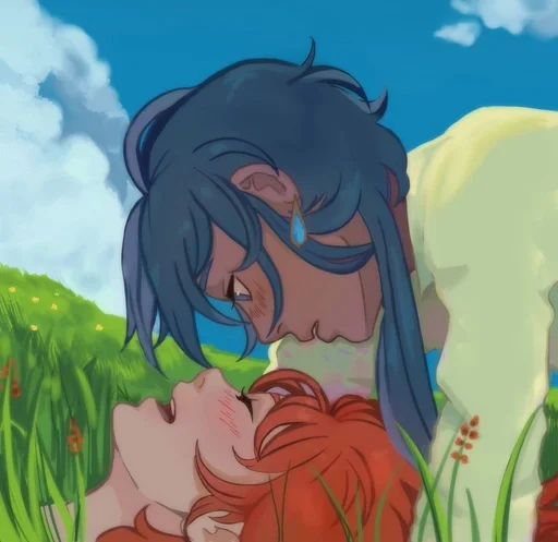 Kaeya x Diluc by @aminira